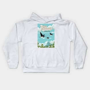 Baker Mountain,Washington State Travel poster Kids Hoodie